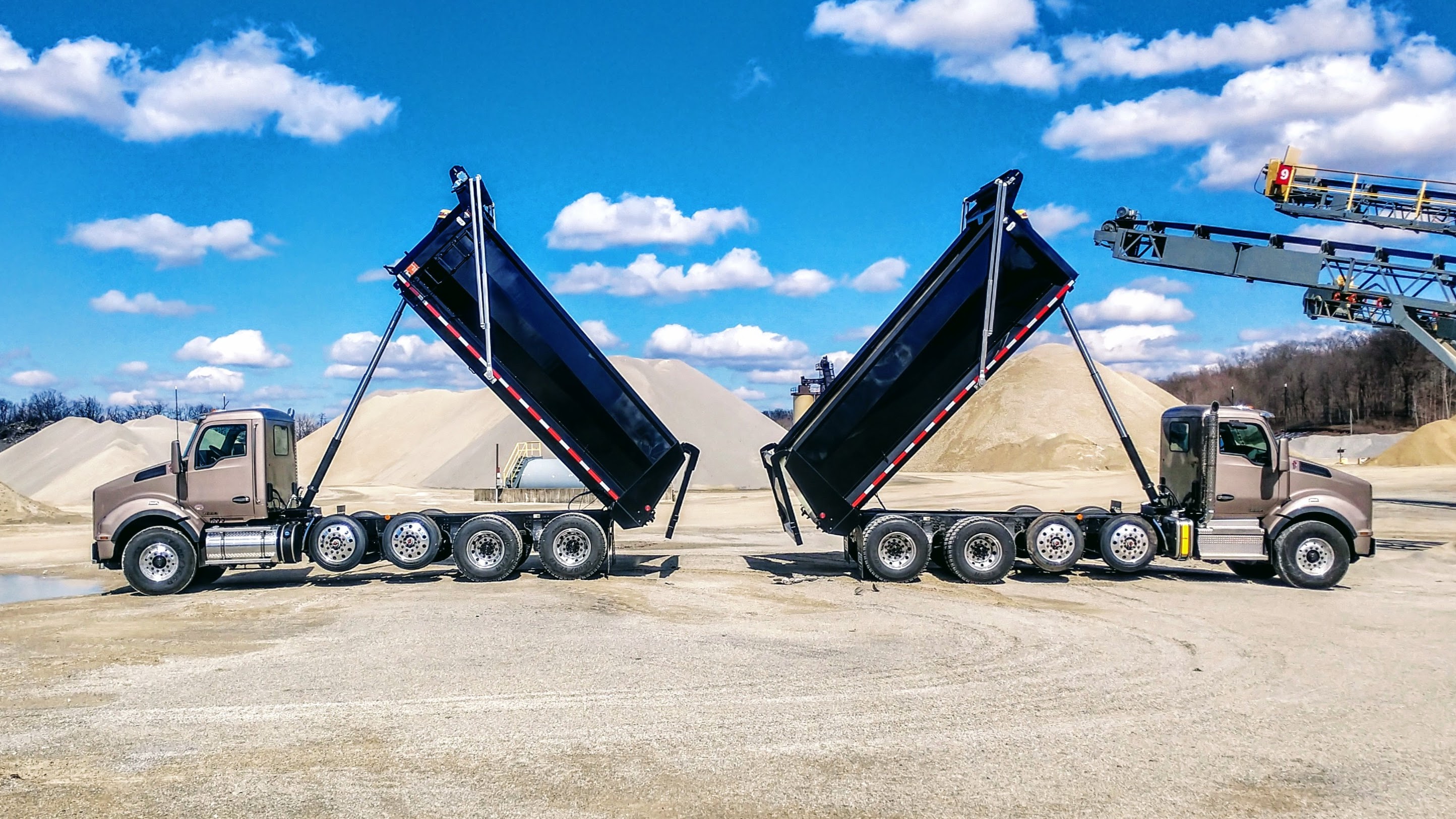 Kenworth Quad Axle Dump Trucks